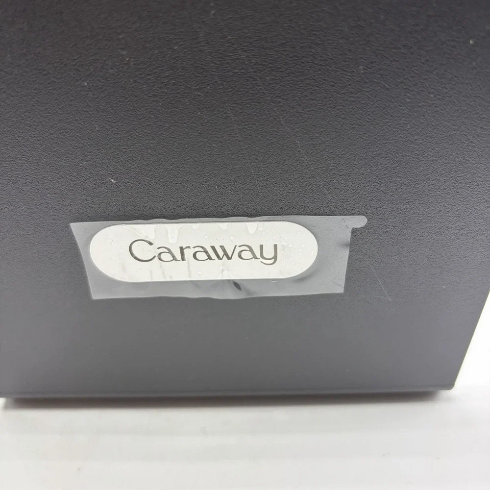 Caraway 4 Piece Set Magnetic Pots Pans Rack Black Divider Organizer Holder New